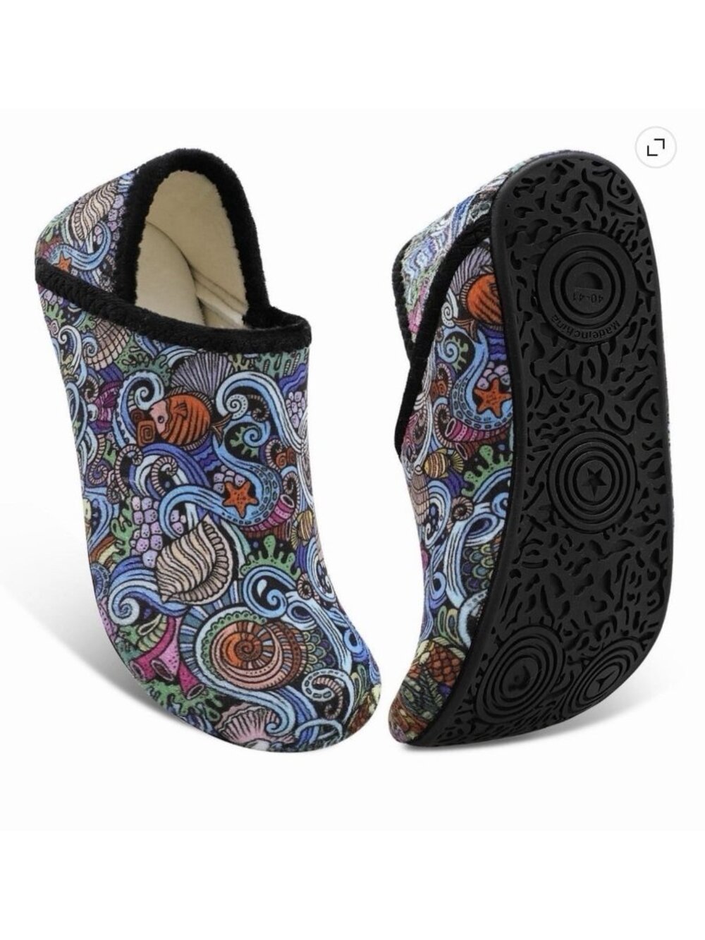 Barerun Slipper Socks Cozy Faux Fur Slippers for Women Men Fuzzy Slipper 40-41
